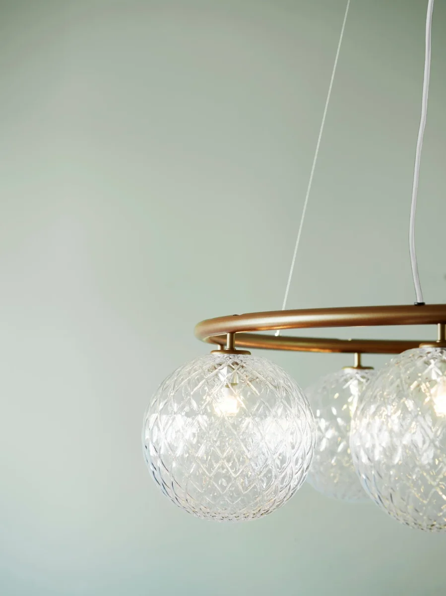 Miira 8 Circular ljuskrona, dark bronze / optic clear • NUURA - Bild 5