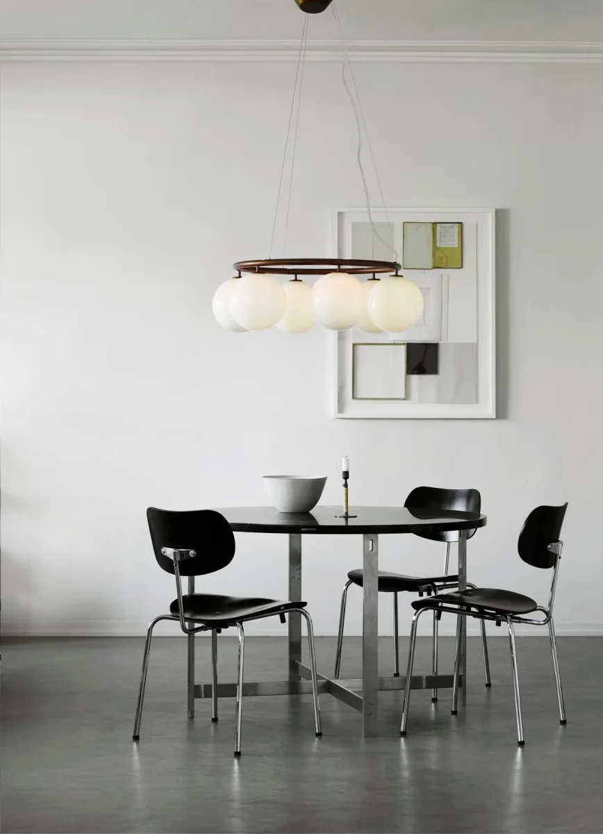 Miira 6 Circular ljuskrona, dark bronze / opal • NUURA - Bild 5